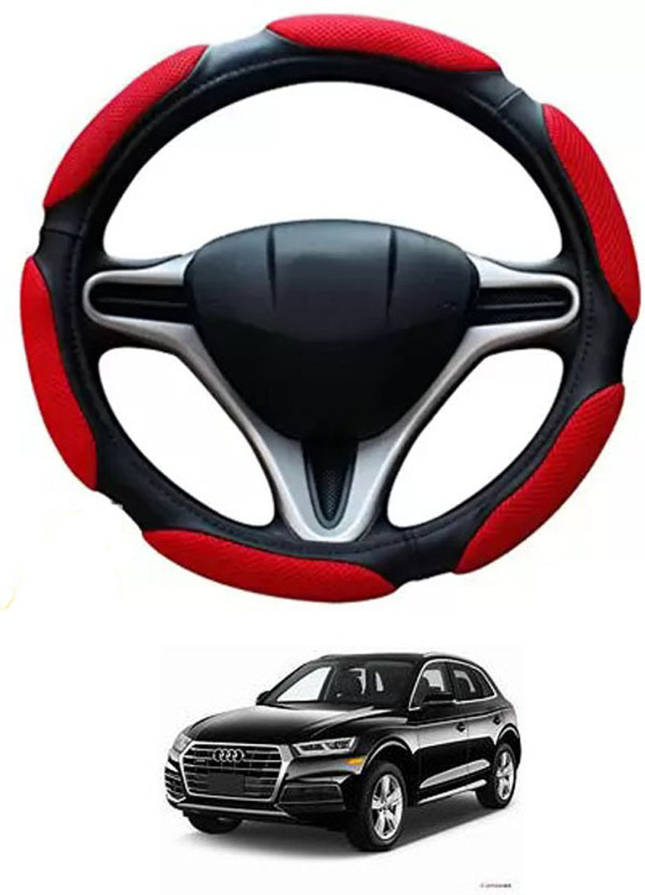 RONISH Hand Stiched Steering Cover For Audi Q5 Price in India