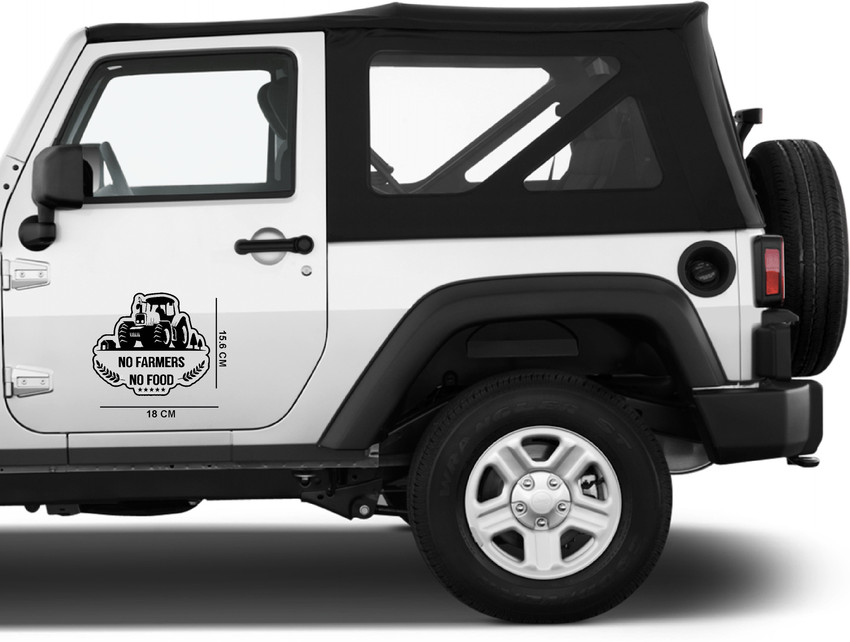 Kisan sticker top for car