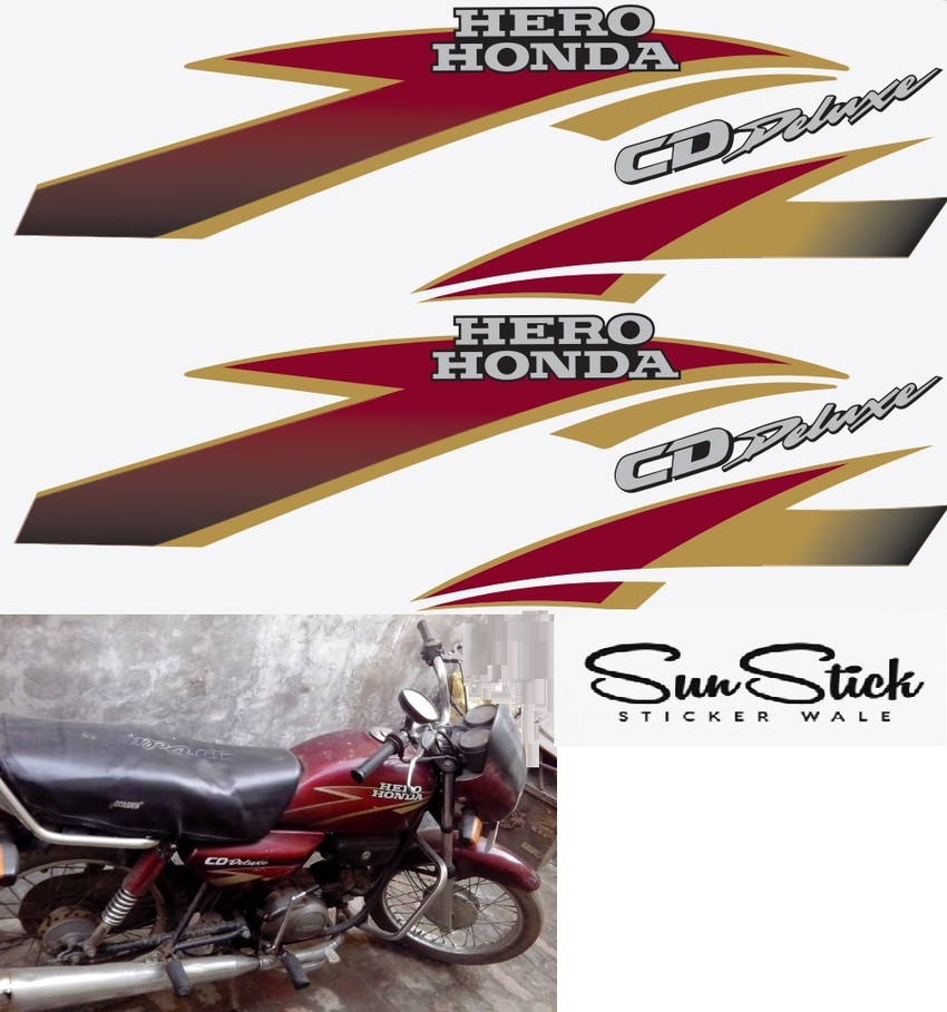 Sticker Kit Hero Honda Cd 100 Ss Stickers Online Petrol Tank Hero