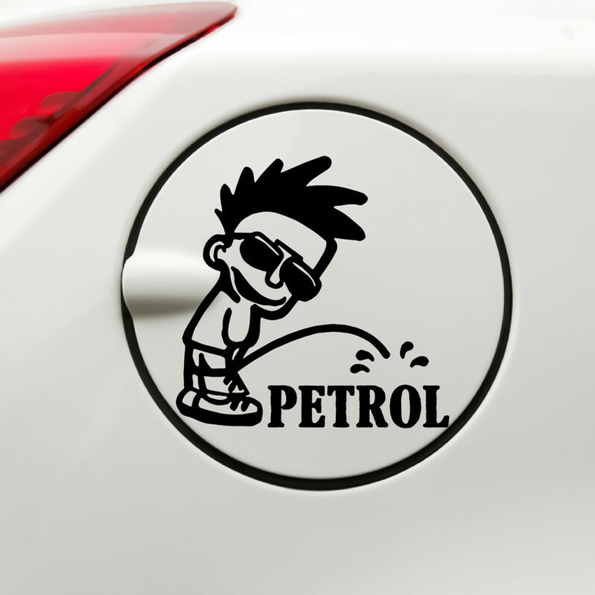 Car petrol tank sticker deals
