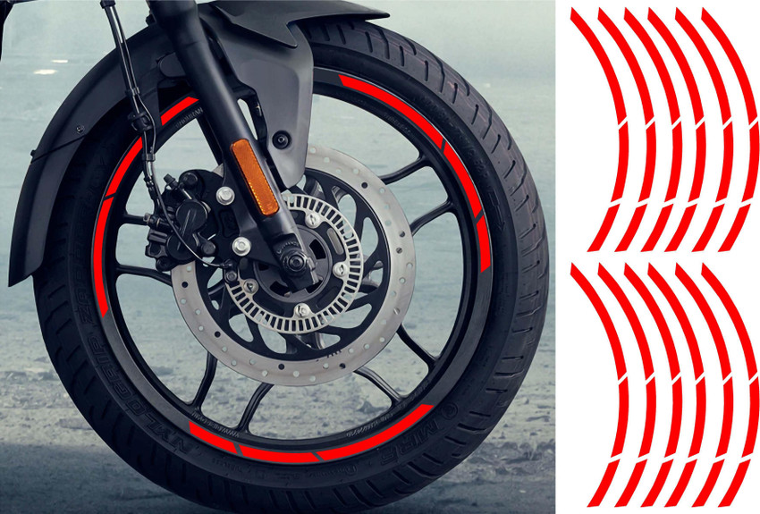 Bike ring sticker top