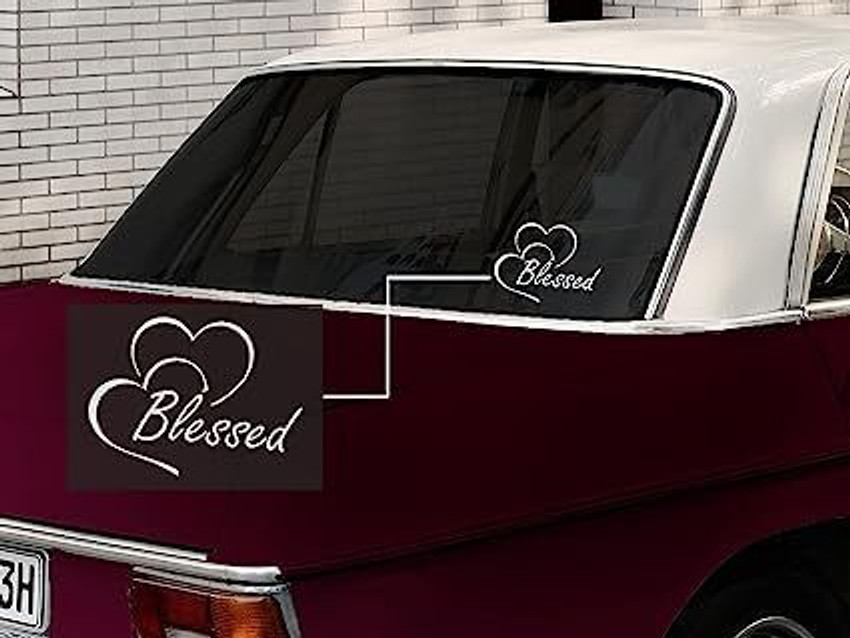Blessed sticker shop for car