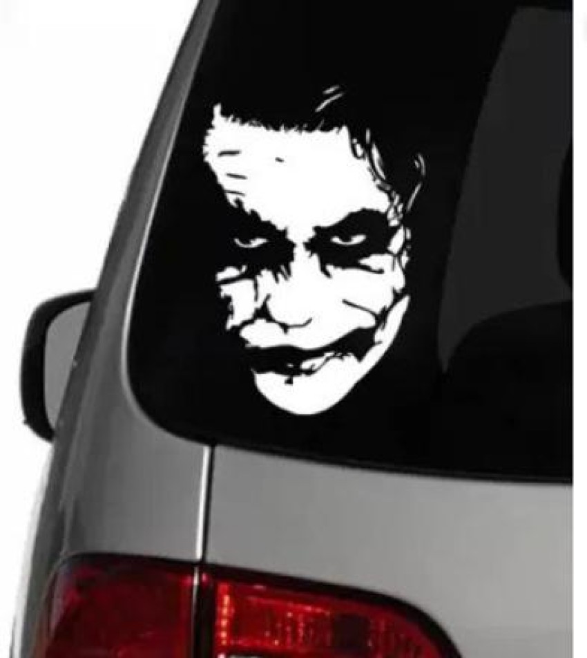 Joker car outlet sticker