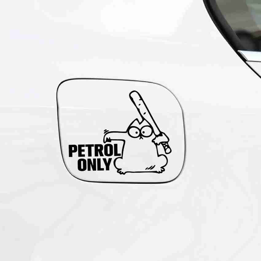 Petrol on sale only sticker