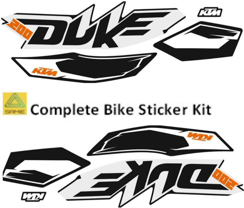 Ktm online cycle sticker