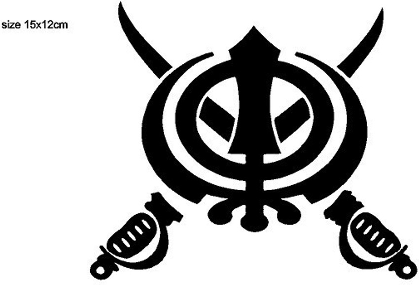 Khanda sticker deals for car