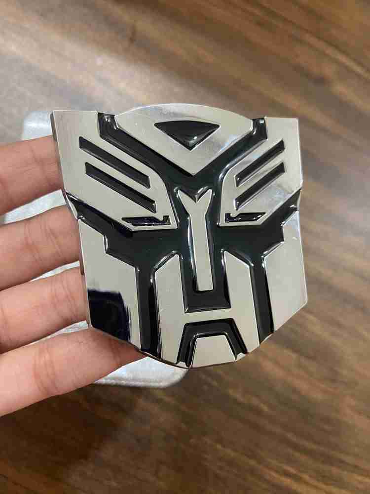 Transformers metal store car decal