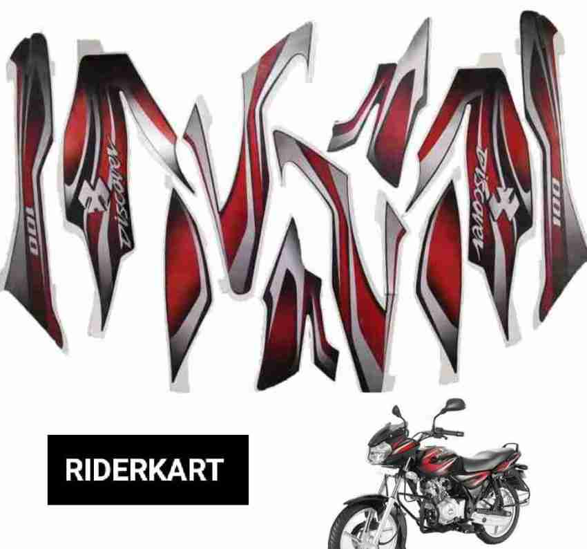 Bajaj discover 2025 100 body sticker