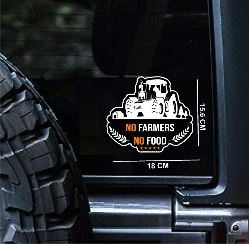 Kisan sticker hot sale for car