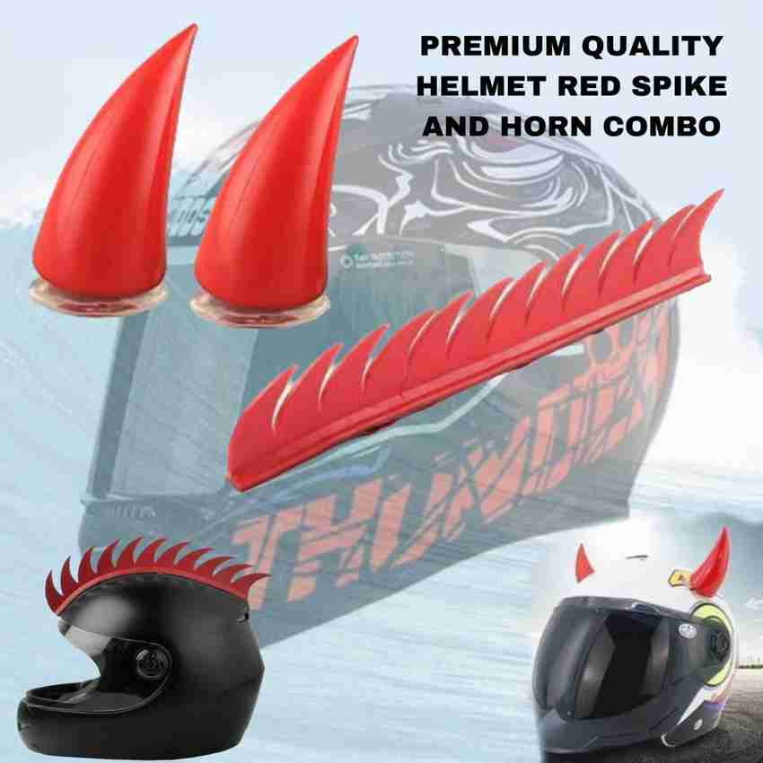 Red mohawk helmet store