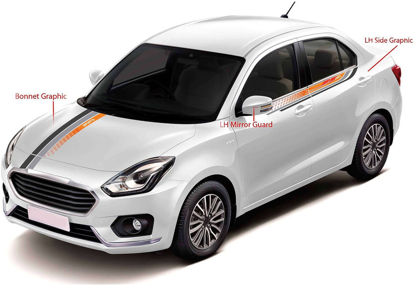 Silver car decals deals