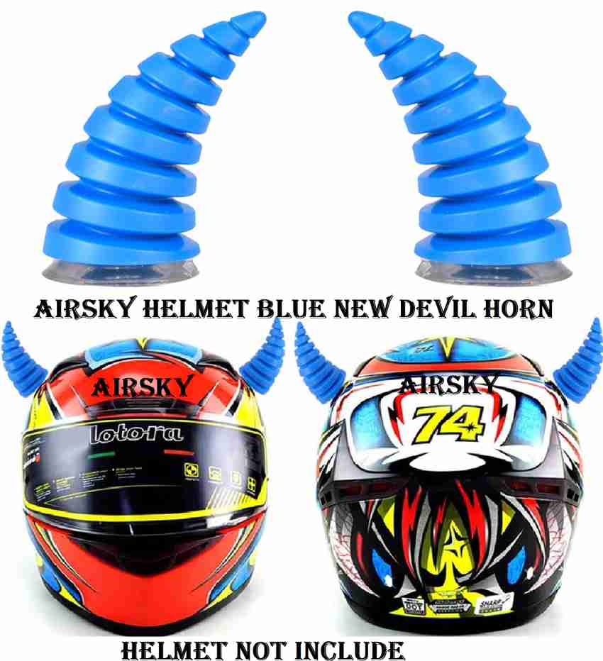 Blue mohawk online helmet