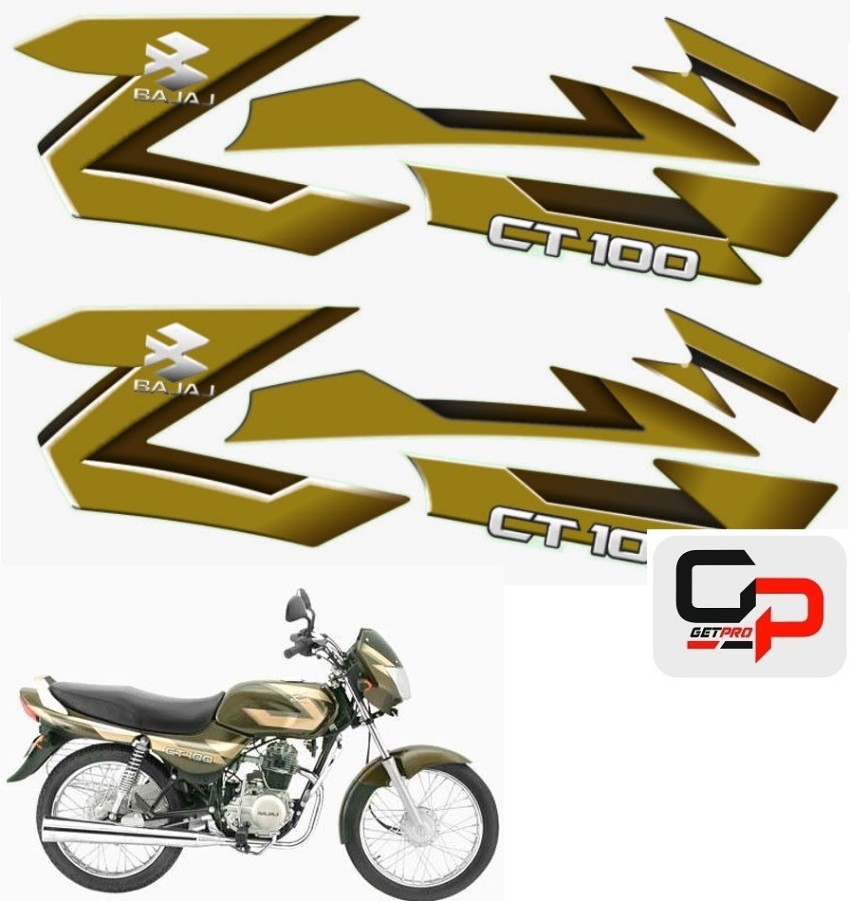 Bajaj ct 100 sticker kit best sale price