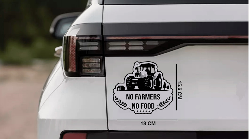 Kisan sticker for car sale