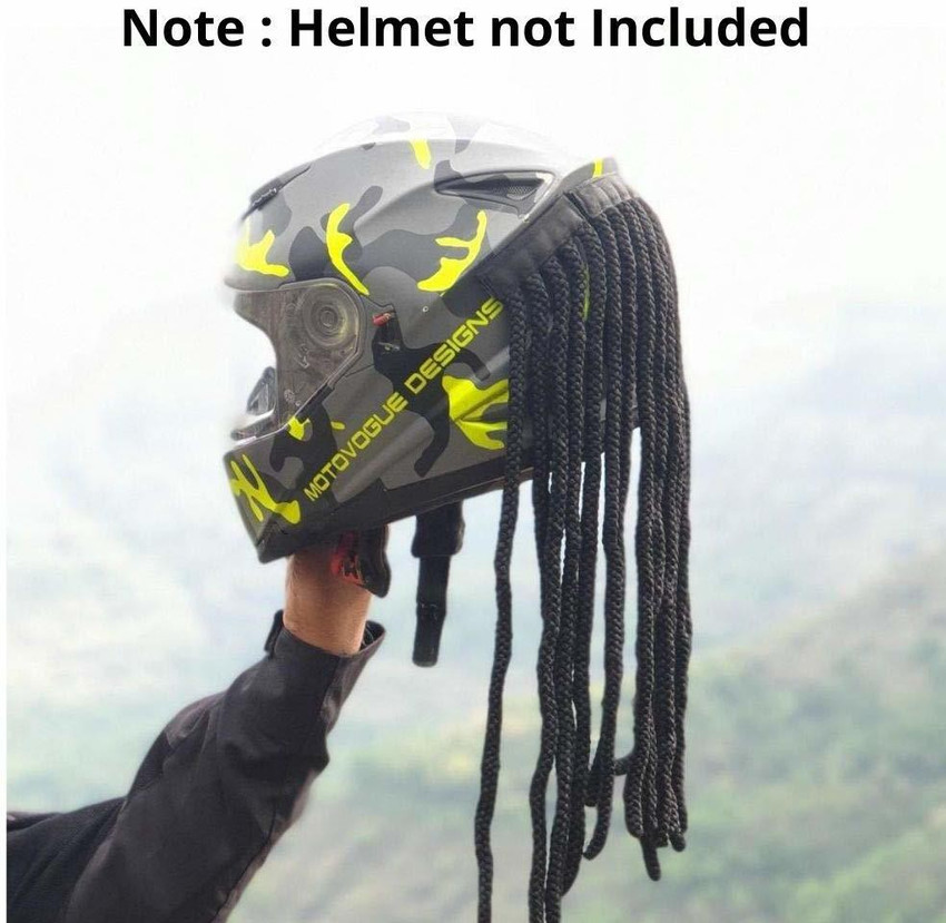 Bike helmet for hot sale dreadlocks