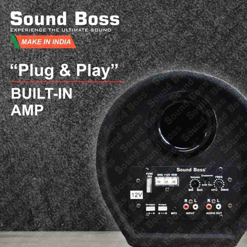 Sound Boss SB-X4500M8 8-INCH BassTube with In-Built Amplifier. Subwoofer