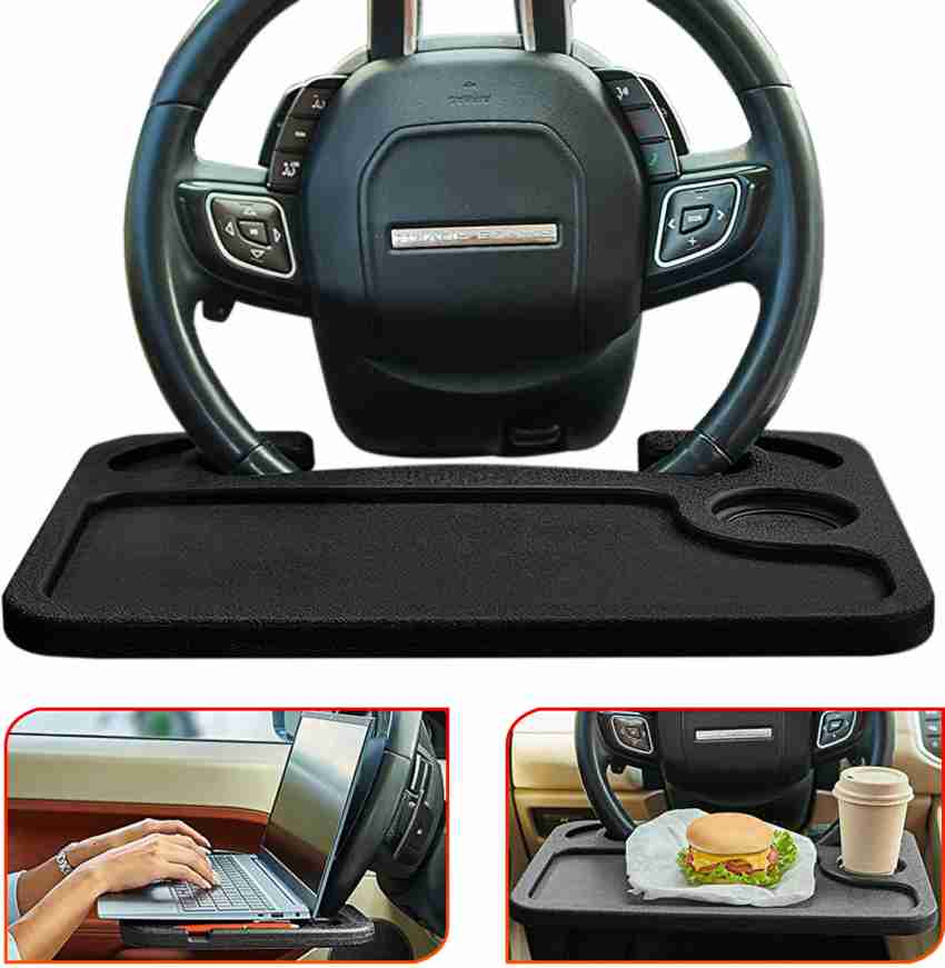 BROGBUS Multifunction Car Steering Wheel Table Tray for Laptop, Double  Sided Car Tray Cup Holder Tray Table Price in India - Buy BROGBUS  Multifunction Car Steering Wheel Table Tray for Laptop, Double