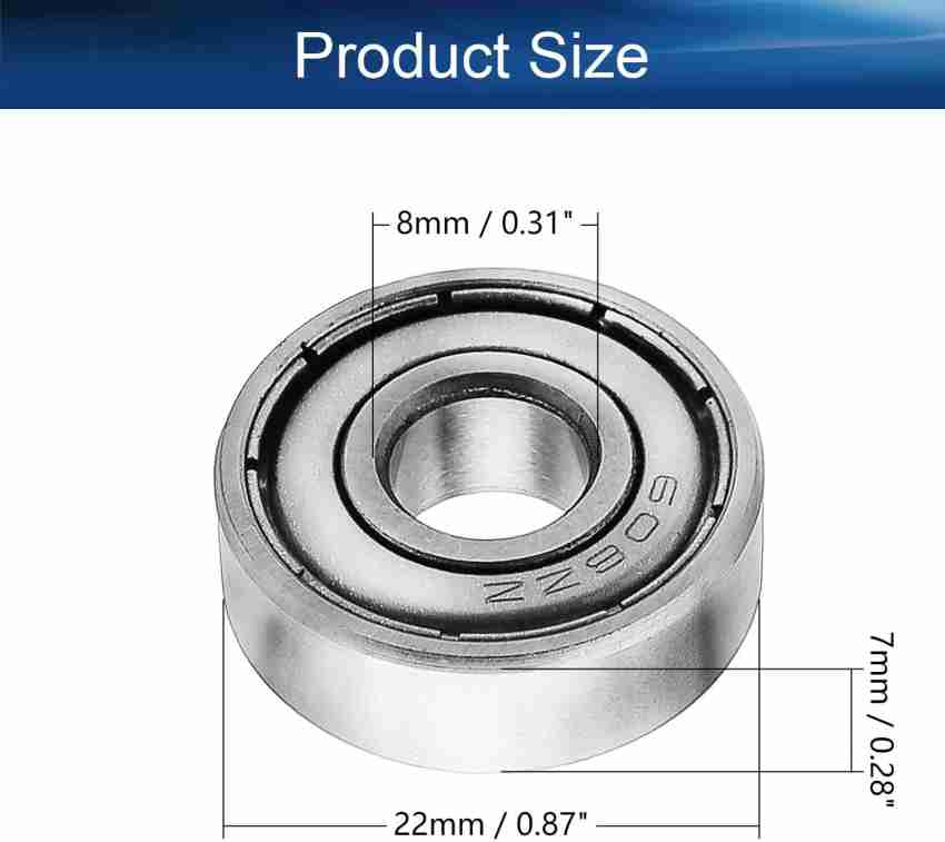 WHUZF Free Shipping 608ZZ Bearing 8x22x7 MM ( 5/10PCS