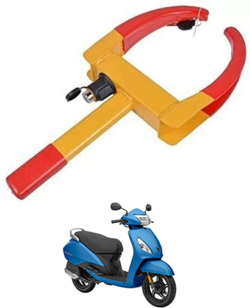 Tyre lock outlet for scooty