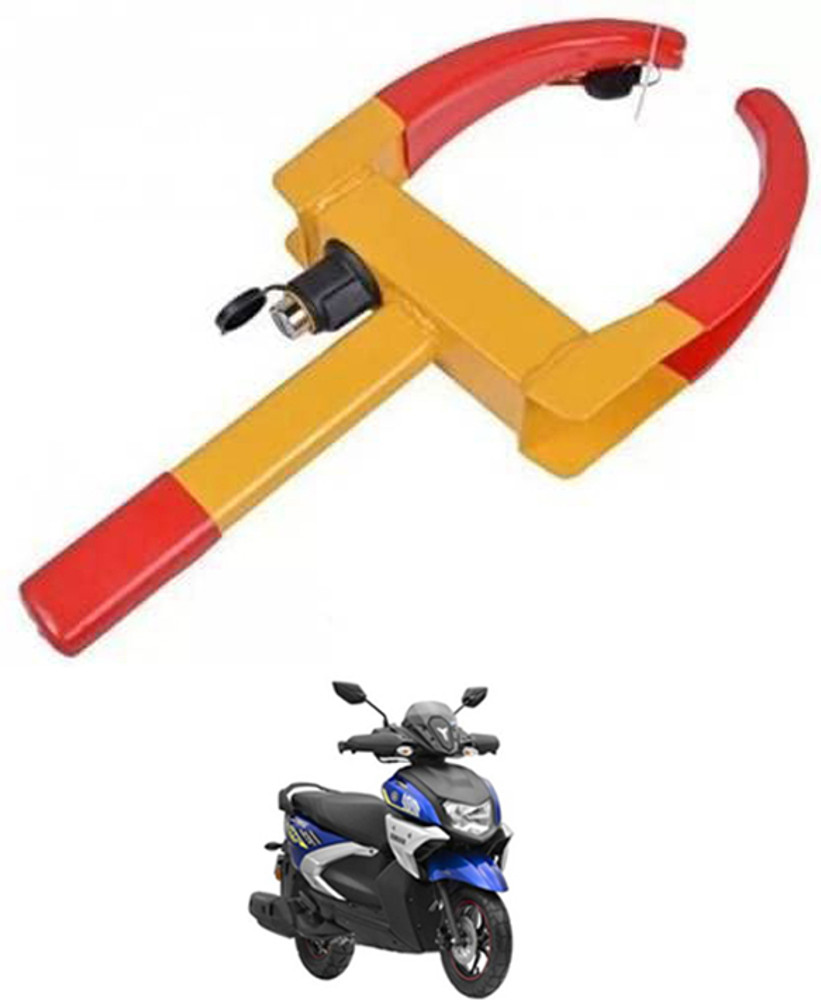 Scooty wheel lock clearance