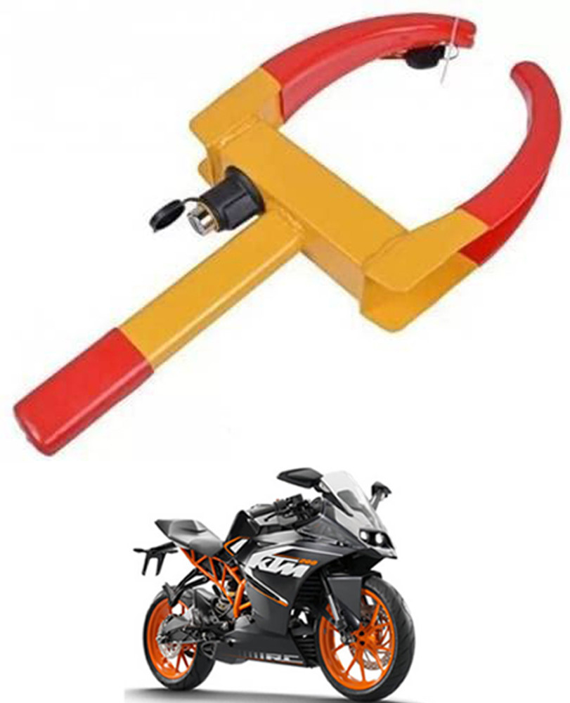 Scooty wheel outlet lock