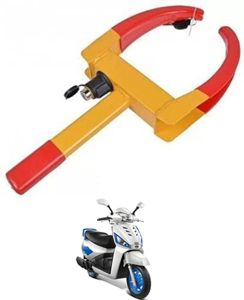 Tyre lock outlet for scooty