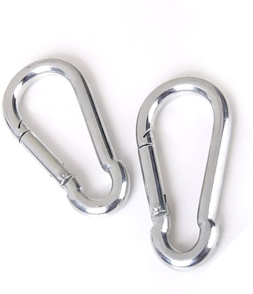 Draven Stainless Steel 8mm thick carabiner snap hook,for Mountaineering  hiking,Climbing Locking Carabiner - Buy Draven Stainless Steel 8mm thick  carabiner snap hook,for Mountaineering hiking,Climbing Locking Carabiner  Online at Best Prices in India 