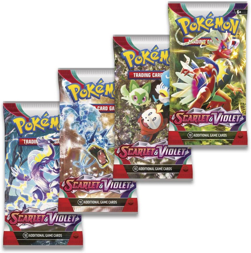 MOONZA Pokémon TCG: Sword & Shield Shining Fates Sleeved 4 Booster Pack For  kids Party & Fun Games Board Game - Pokémon TCG: Sword & Shield Shining  Fates Sleeved 4 Booster Pack