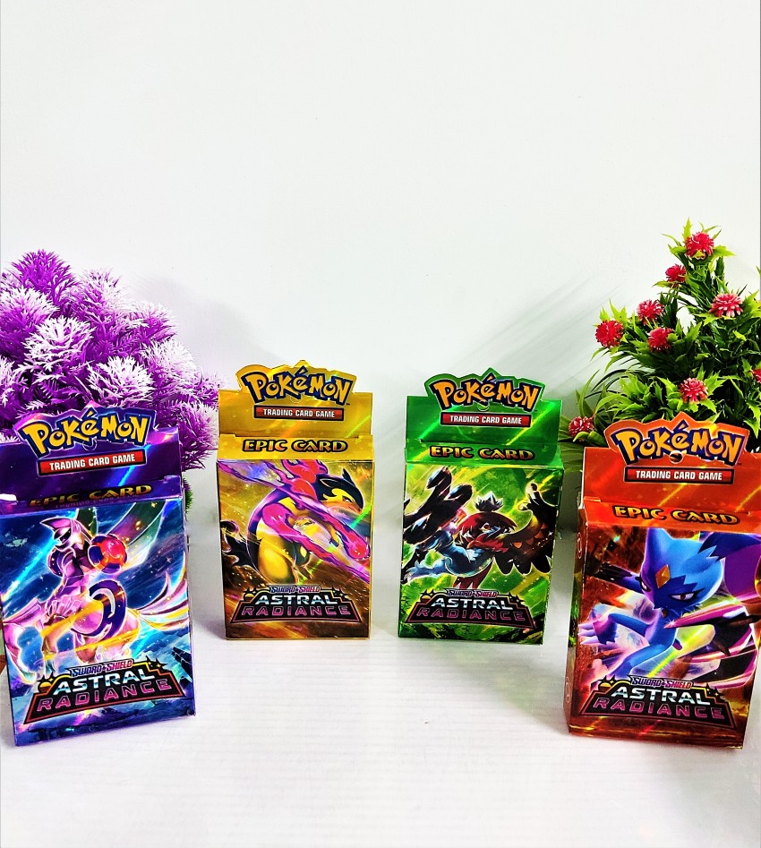 4Packs 8Packs/lot Pattern Pokémon TCG Sword Shield Lost Origin