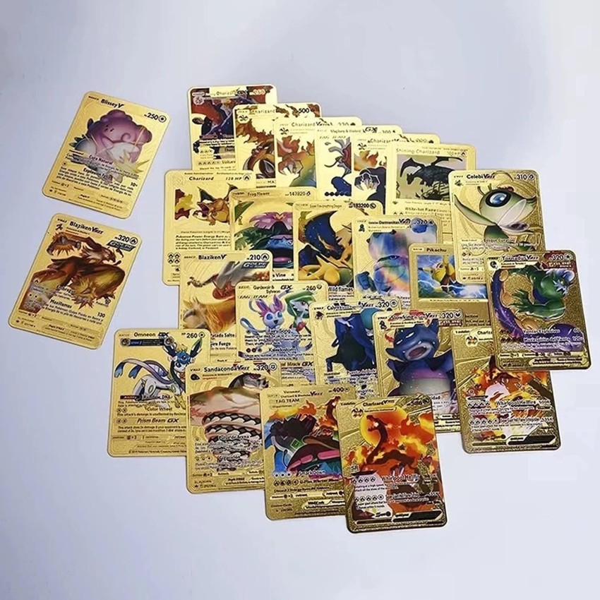 Golden Charizard Pack Ex, Pokemon Cards Golden, Collection Pack