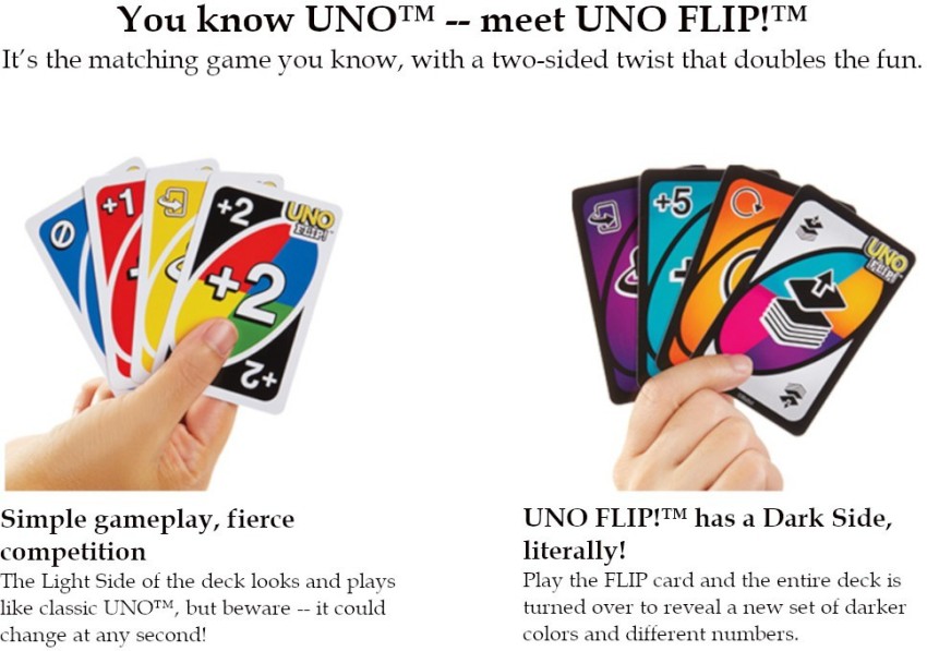 UNO FLIP! Is Like Classic UNO With A Dark Twist