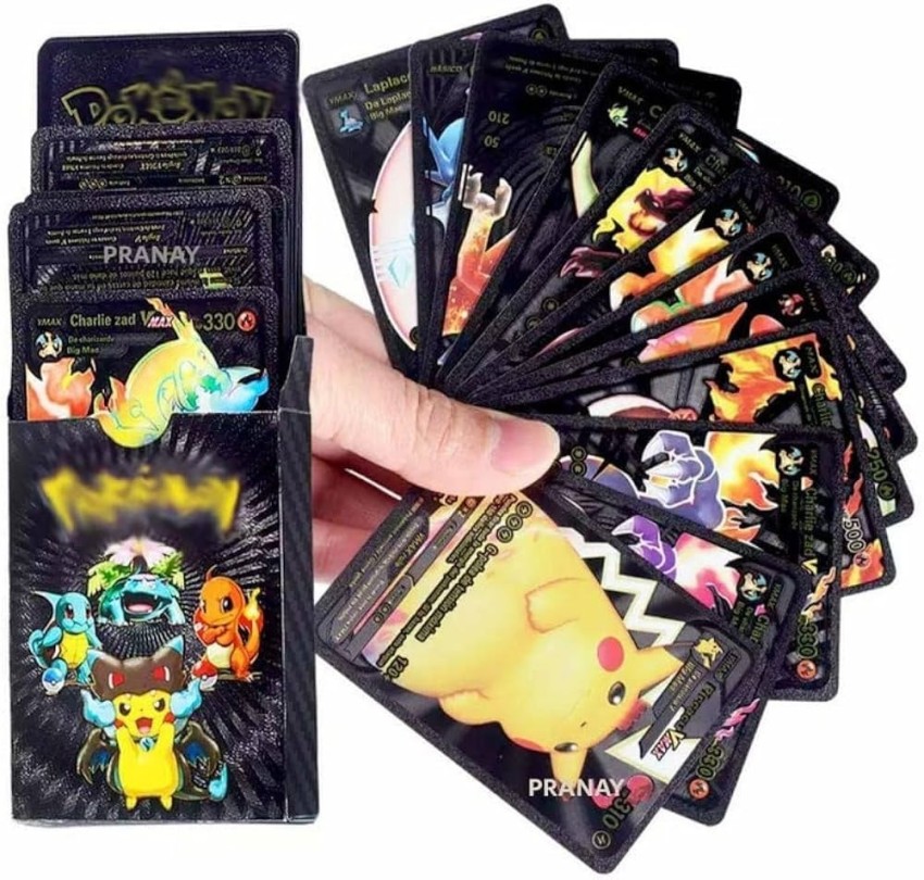 CrazyBuy Pokemon Black Foil Card 55 (Vmax, V, GX, EX & Basic cards ) - Pokemon  Black Foil Card 55 (Vmax, V, GX, EX & Basic cards ) . Buy POKEMON toys