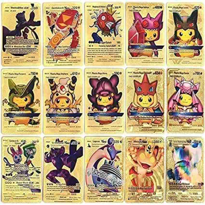 Pokemon Cards Black & Gold Colour 55Cards In One Box Premium Quality at Rs  86/pack in Raigad