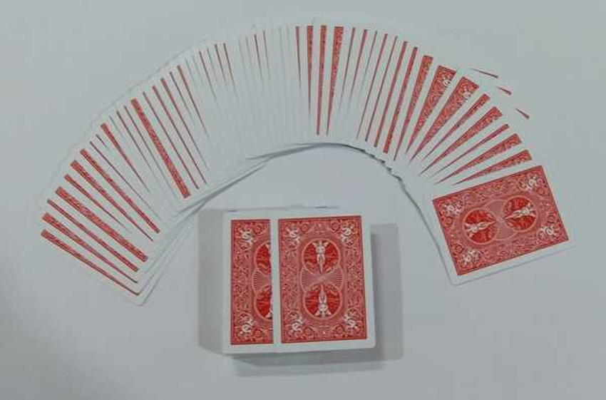 patil magic Broadway Bicycle Double Back Red Poker Size Cards