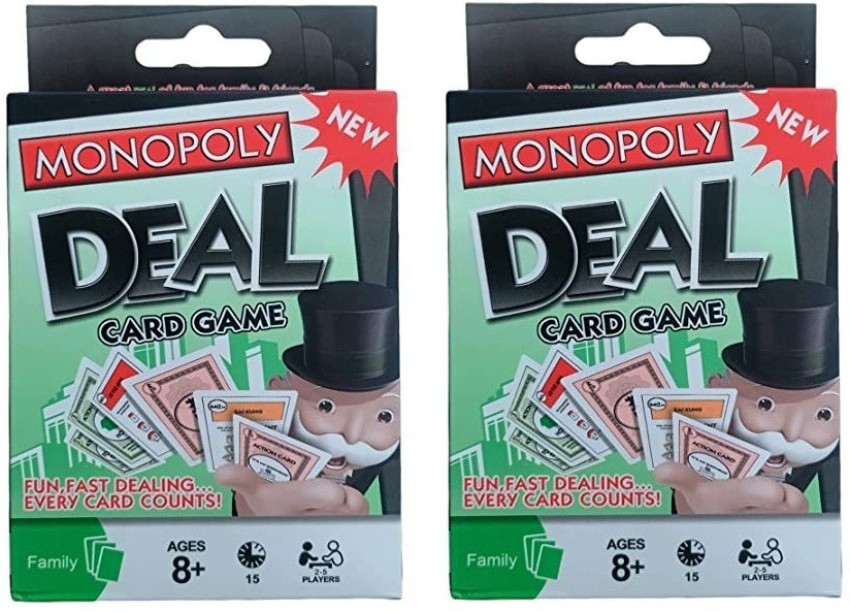  Uno Flip! and Monopoly Deal 2-Pack : Toys & Games