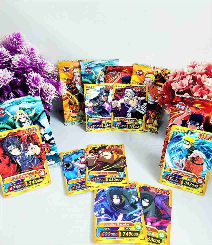 Thrifx Premium First Ever Naruto Cards 50 Pcs Booster Sasuke Itachi Cards  (Pack of 6) - Premium First Ever Naruto Cards 50 Pcs Booster Sasuke Itachi  Cards (Pack of 6) . Buy