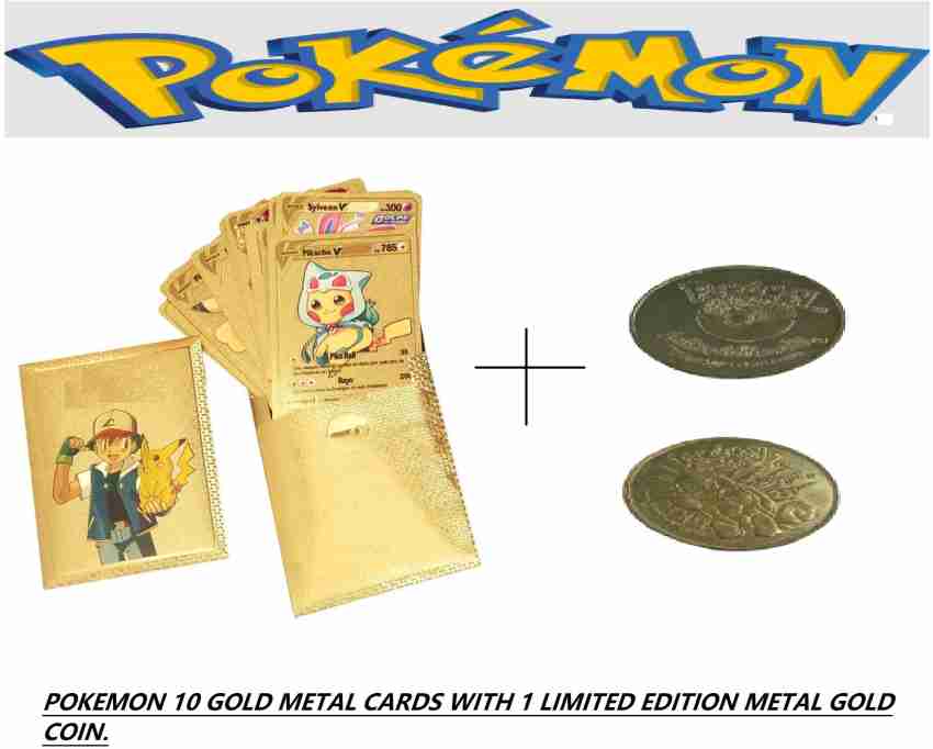 25 Assorted Pokemon Card Pack with Foils, Rares, & Collectible Coin 