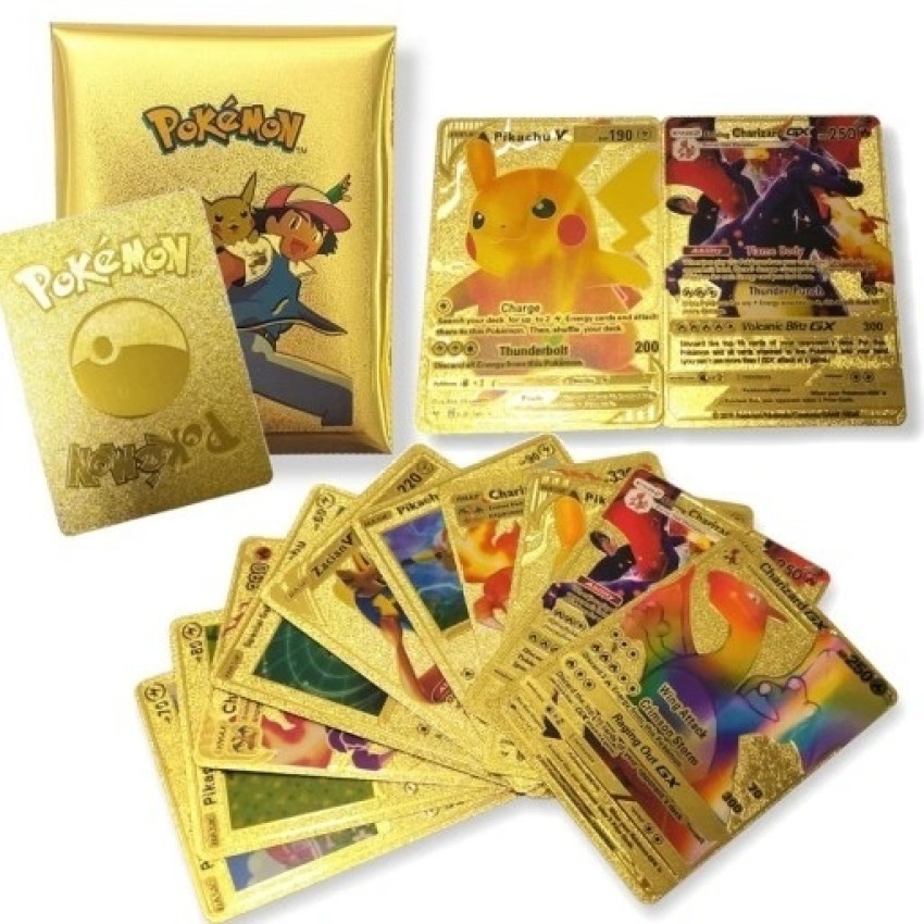 Cartes Pokémon Gold noire 10 cartes – PixaMaoc