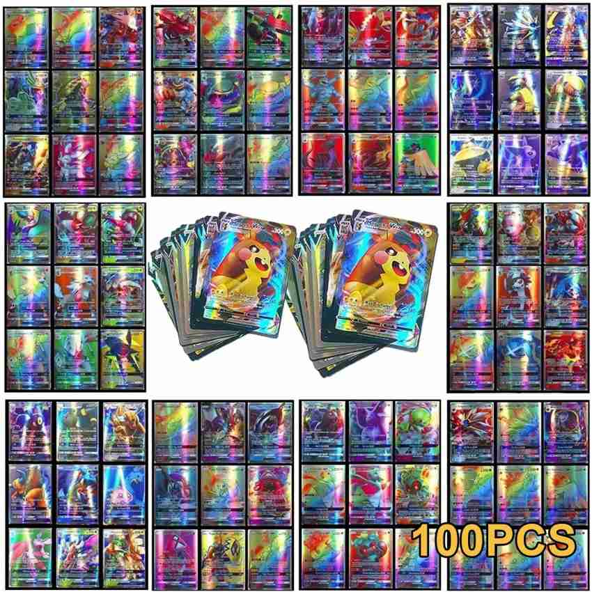 CrazyBuy Pokemon Vmax and GX Cards ( 50 VMAX & 50 GX CARDS