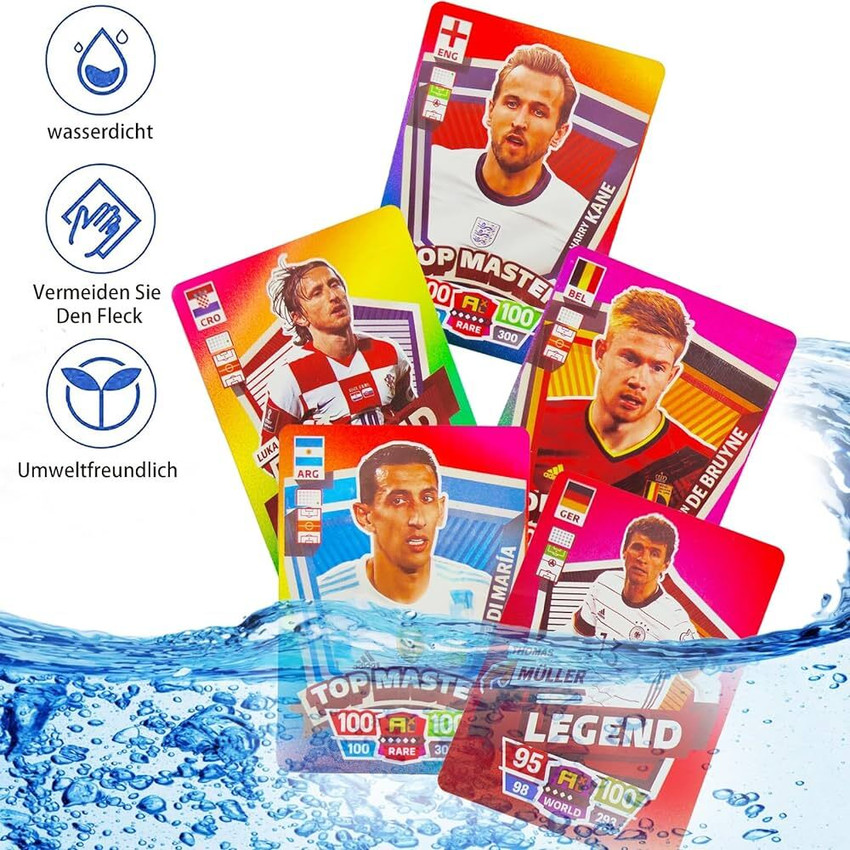 CrazyBuy Premium Football Cards 2023 24 Edition 25 Pcs Euro World