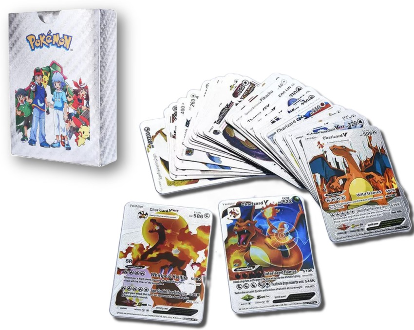 NUMBER CASE TOYS Silver Pokémon Cards Pack of 55 cards - Silver Pokémon  Cards Pack of 55 cards . Buy Pokemon, Charizard, Bulbasaur, pikachu toys in  India. shop for NUMBER CASE TOYS