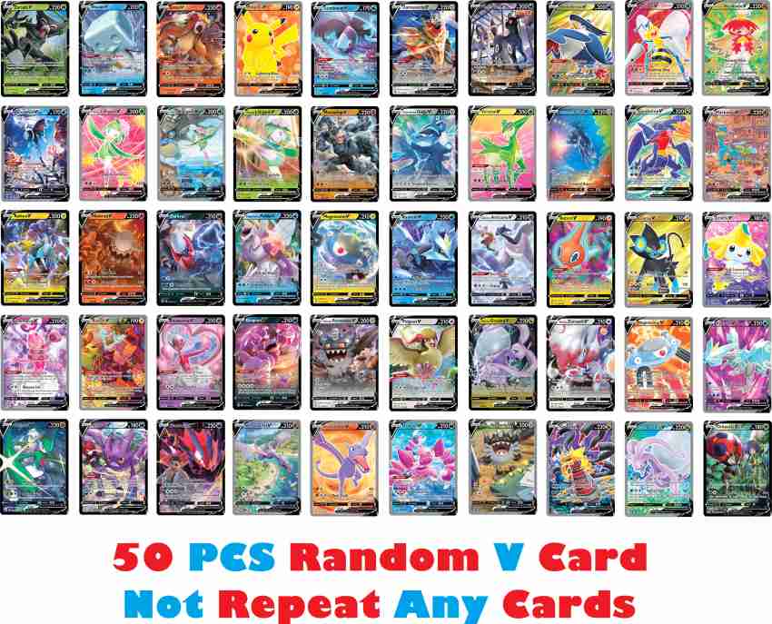 FEDOY Pokemon Mega Legendary V Card Set Of 50 Cards (Random V card Set) - Pokemon  Mega Legendary V Card Set Of 50 Cards (Random V card Set) . Buy pokemon toys