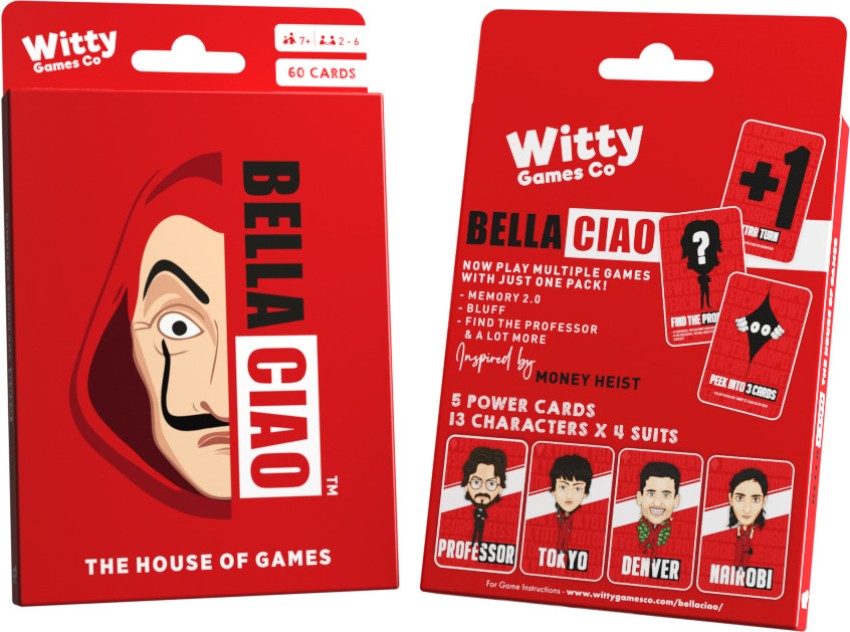 BELLA CIAO - Card Game, Inspired by Money Heist