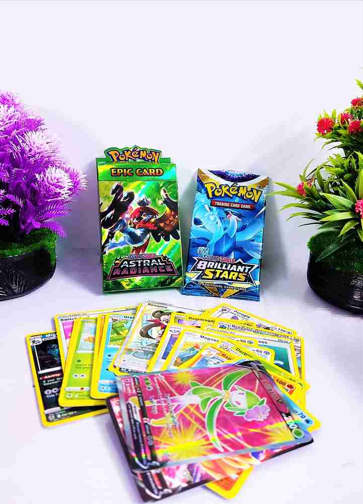 4Packs 8Packs/lot Pattern Pokémon TCG Sword Shield Lost Origin