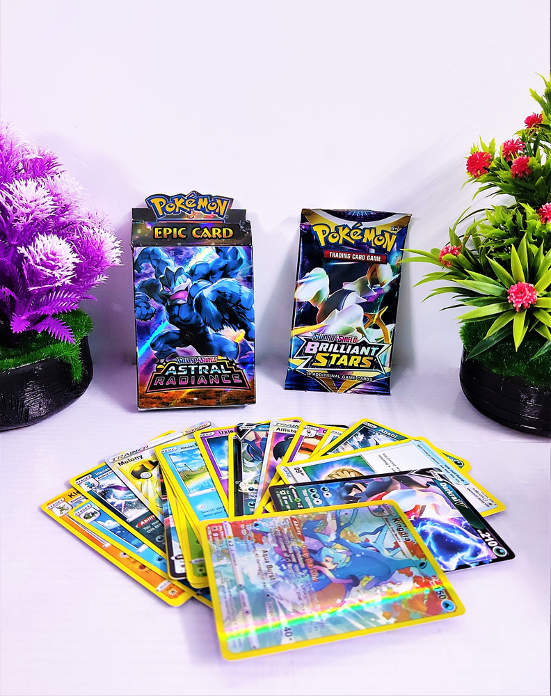 4Packs 8Packs/lot Pattern Pokémon TCG Sword Shield Lost Origin