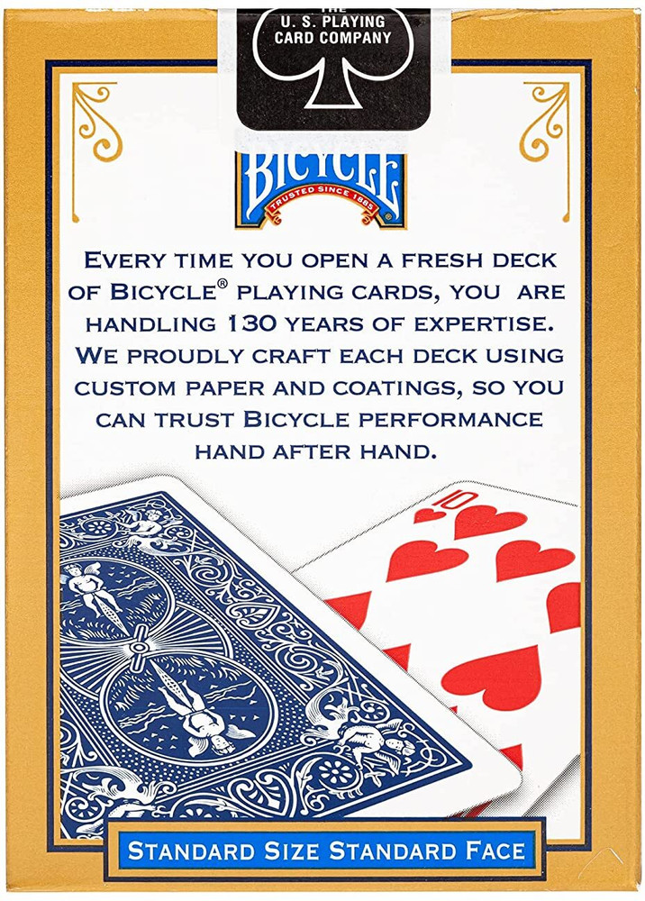 Bicycle playing best sale card box dimensions