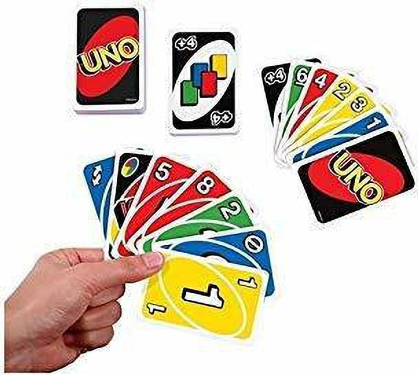 Giant UNO Card Game for Kids, Adults and Family Night, 108 Oversized Cards  for 2-10 Players