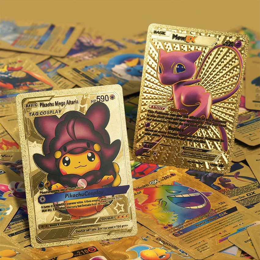 Pikachu VMAX Gold Metal Pokemon Card