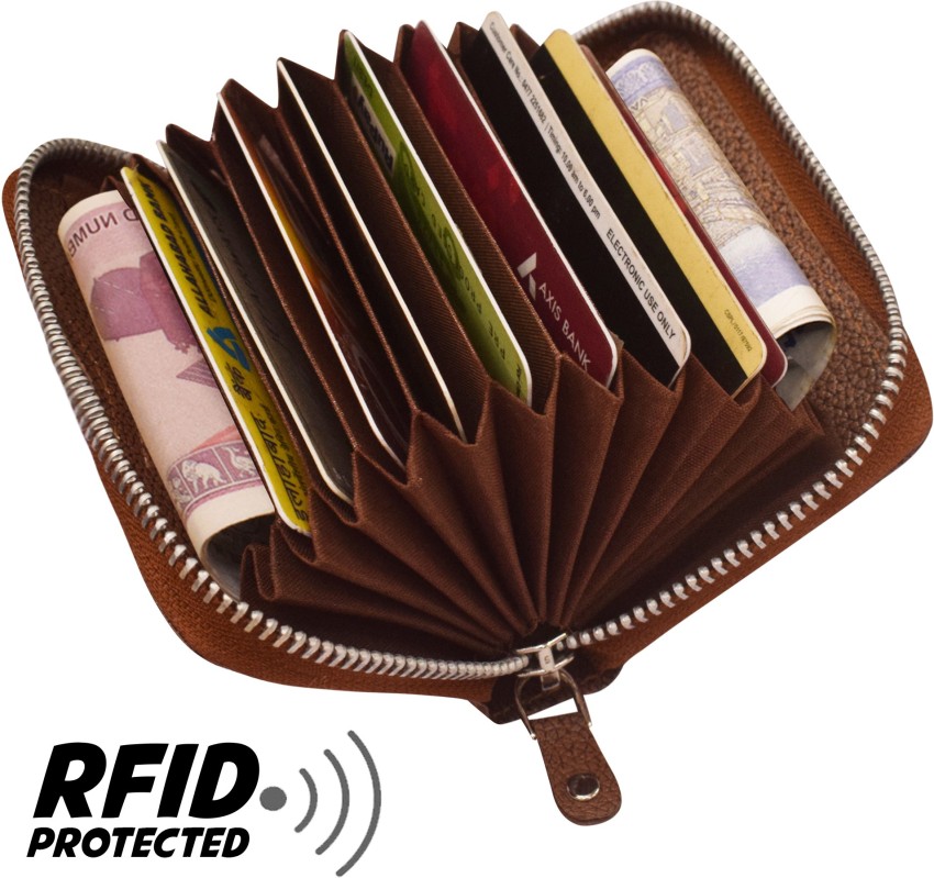 Buy ABYS Genuine Leather RFID Protected Card Holder For Men And Women  Online at Best Prices in India - JioMart.