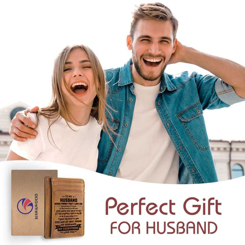 Best Friend Gift Husband Engraved Wallet Card Insert for Best